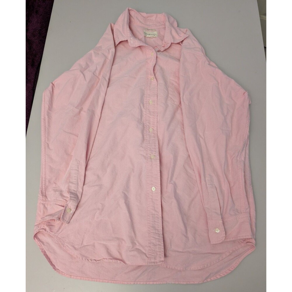 Denim & Supply Ralph Lauren Pink Oxford Shirt Mens L Big Shirt Long Sleeve P2P